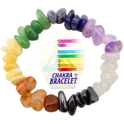 Chakra Smooth Chip Bracelet