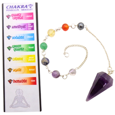 Amethyst Chakra Pendulum/Bracelet