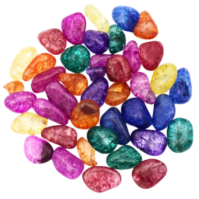 250g of Crackled Quartz Tumblestones
