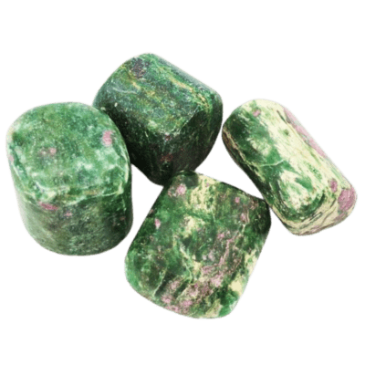 100g Ruby in Fuchsite Tumbles (20-30mm)
