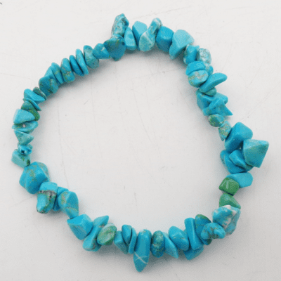 Blue Howlite Gemchip Bracelets