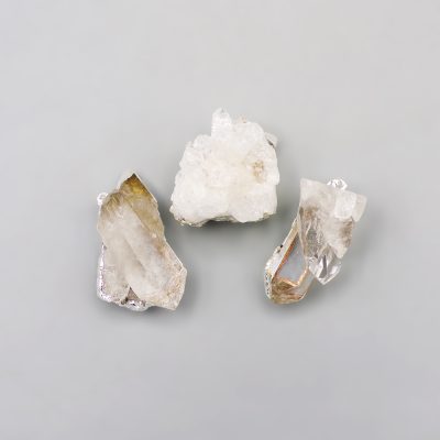 Clear Quartz Cluster Pendant