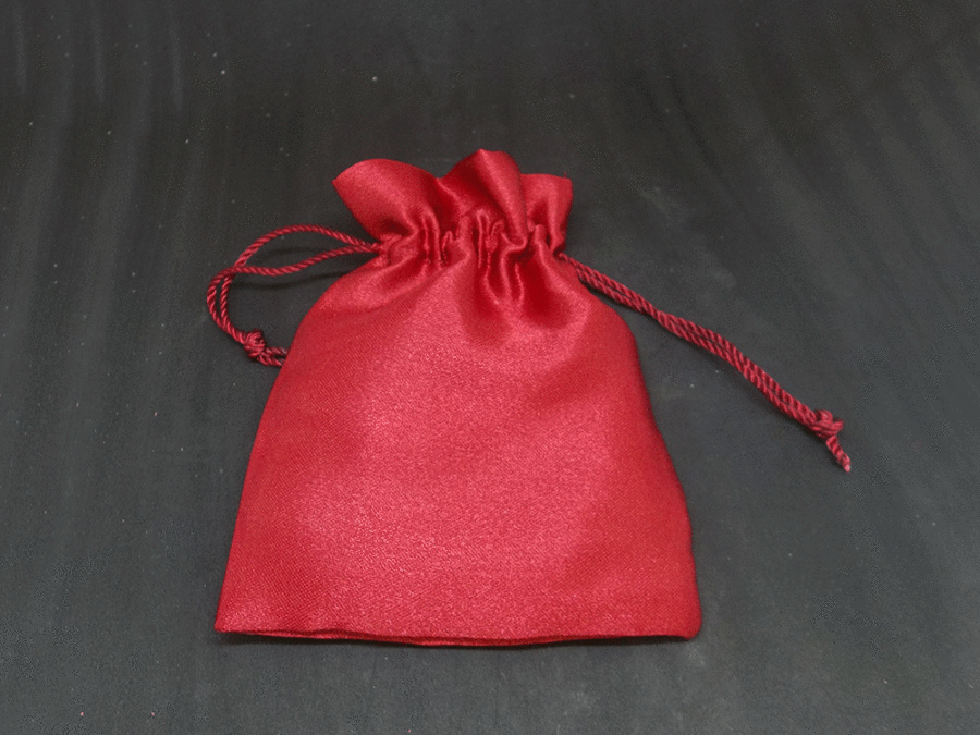 Pack of 12 large Red Satin Pouches – Rowell Rocks Ltd