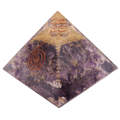 Amethyst Orgonite Pyramid