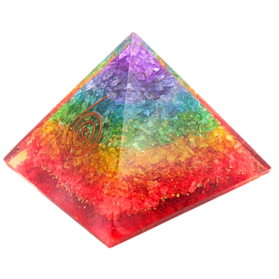 Chakra Orgonite Pyramid