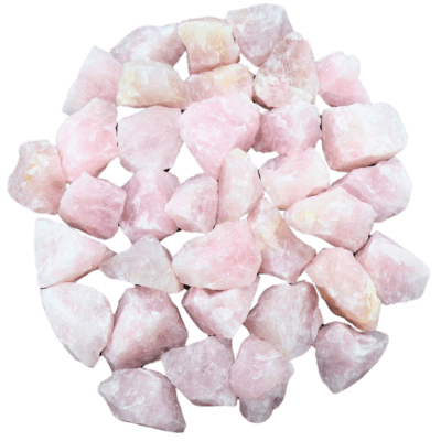 1KG Small Rose Quartz Chunks (30-40g)