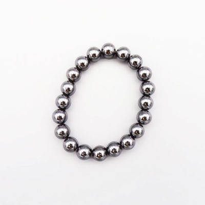 Hematite Bead Bracelet (10mm)