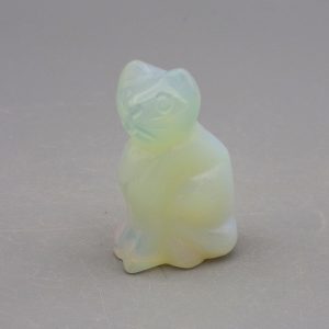 Opalite Carved Cat (50mm)