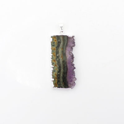 Amethyst Slice Pendant