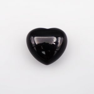 Black Obsidian Heart (30mm)