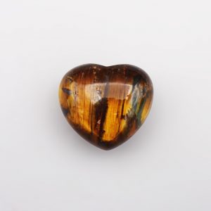 Tiger Eye Heart (30mm)