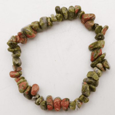 Unakite Gemchip Bracelets