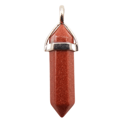 Goldstone Fixed Point Pendant (40mm)