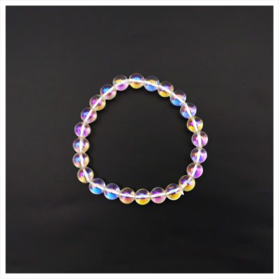 Wholesale Angel Aura Quartz Bead Bracelet (8mm)