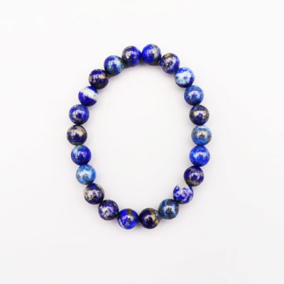 Lapis Lazuli Bead Bracelet 8mm