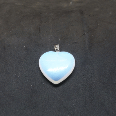 Opalite Heart Pendant (20mm)