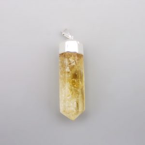 Citrine Polished Point Pendant (approx 40mm)