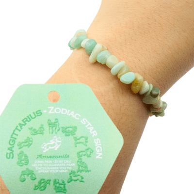 Sagittarius Zodiac Birth Stone Bracelet - Amazonite