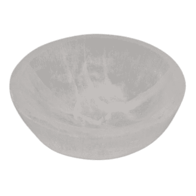 Selenite Carved Bowl (approx 80mm)