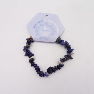 Zodiac Bracelet - Aquarius / Sodalite