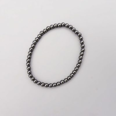 4mm Hematite Bead Bracelet