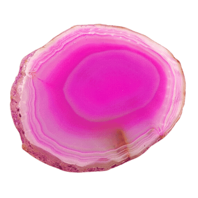 Pink Agate Slice (60-90mm)