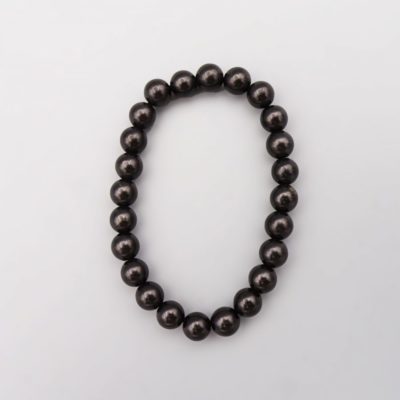 8mm Shungite Bead Bracelet