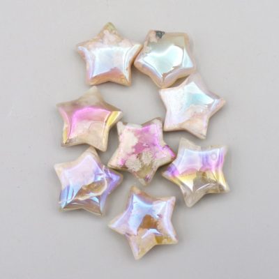 Mini Aura Flower Agate Star (25-30mm)