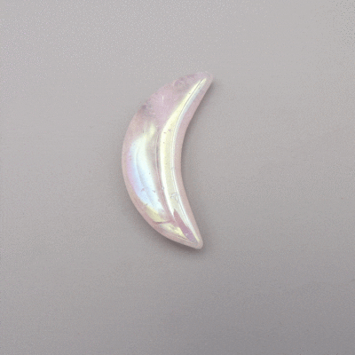 Wholesale Aura Rose Quartz Moon