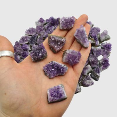 Bag of Small Amethyst Druze Pieces (25mm-35mm) - Image 2