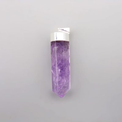 Amethyst Polished Point Pendant (approx 40mm)