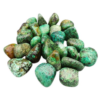 African Turquoise Tumblestones (20-25mm)