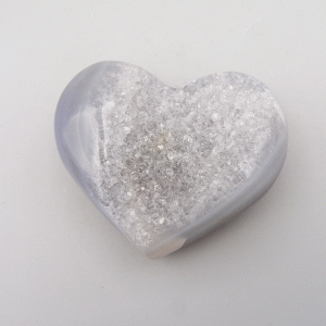 Agate Druzy Heart (86mm x 65mm)