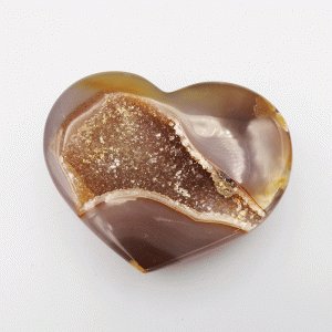 Agate Druzy Heart (110mm x 87mm)