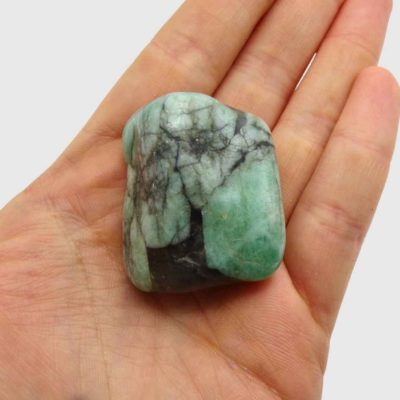 Large Emerald Tumblestone (A) (30mm-50mm) - Image 2
