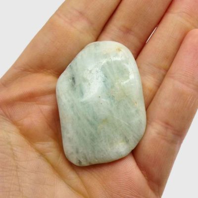 Large Aquamarine Tumblestone (A) (30mm-50mm) - Image 2