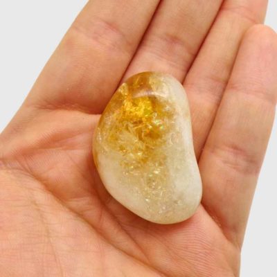 Large Citrine Tumblestone (30-40mm) - Image 2