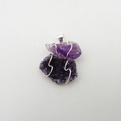 Amethyst Dual Energy Pendant