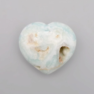 Caribbean Calcite Polished Heart (106g)