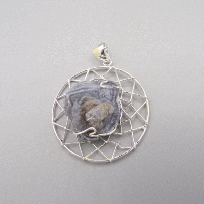 Agate Dreamcatcher Pendant