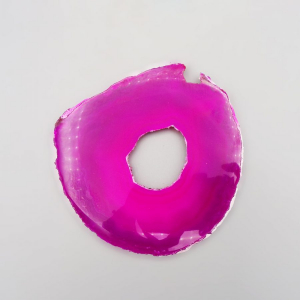 Small Agate Slice – Pink (107mm x 108mm)