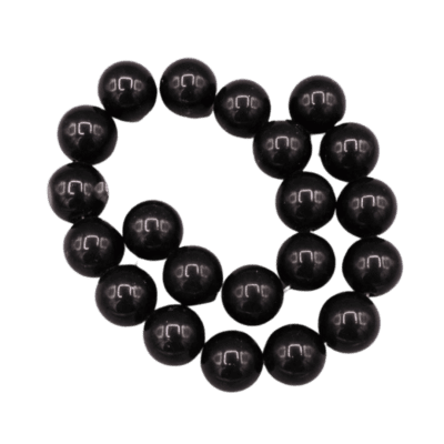 Black Onyx Polished Large Beads (186g)