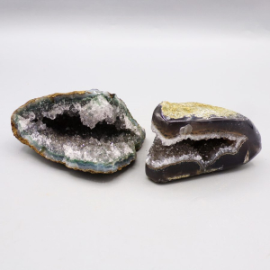 Amethyst Geode Cluster x 2 (443g)
