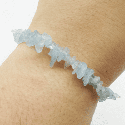 Aquamarine Gemchip Bracelet - Image 2