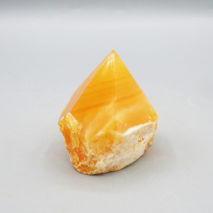 Orange Calcite Cut Base Point (61mm)