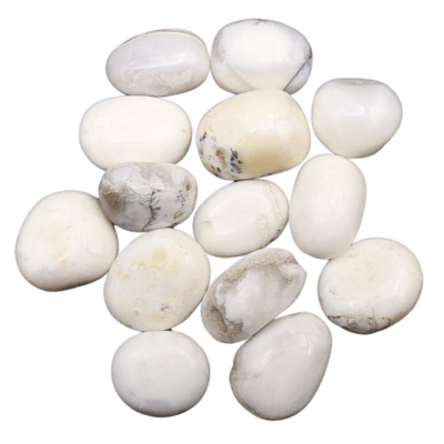 Druzy Snow Agate Tumblestones (250g)