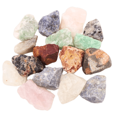 Rough Mixed Gemstone Chunks