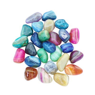 Mixed Banded Agate Tumblestones