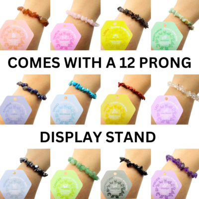 Zodiac Gemstone Bracelet Packs - Whole Stand