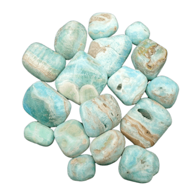 Blue Aragonite Tumblestones (20-30mm)